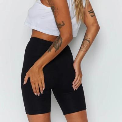 China Women Breathable Summer Cycling Shorts Stretch Short Solid Black Shorts Clothing Bike Panties Female Sweatpants for sale