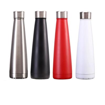 China Small Viable Rubber Painting Mouth Sports Cup 304 Stainless Steel Thermos Water Bottle Insulated Vacuum Flask for sale