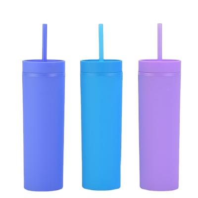 China Viable Personalized Tumbler With Straw, Custom Skinny Bridesmaid Gift Idea Tumbler, Bridal Shower Party Mug for sale