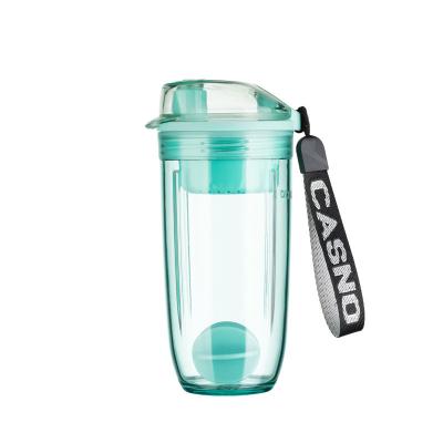 China Viable Protein Shaker Bottles for protein blends with shake ball for sale