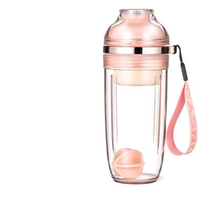 China Viable Sports Shaker Bottle for protein powder, creatine mix, water enhancer, supplements for sale