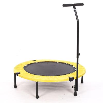 China Eco - Friendly Trampoline Kids And Adult Kids Fitness Trampoline With Handle for sale