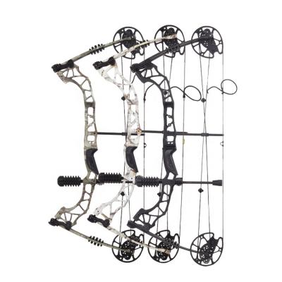 China Hunting Archery Hunting Al-MG Alloy Compound Bow Set Kit Arco e flecha 70lbs Compound Bow with Release Sight Stabilizer for sale