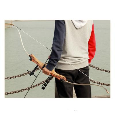 China Wooden Tab Arm Guard Archery Bag Recruve Bow Shooting Set Wax Finger Riser Bow String For Sale for sale