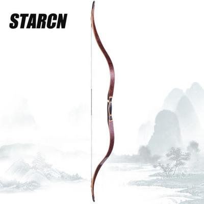 China Traditional Archery Archery Equipment 20-50Lbs Archery Archery Wooden Recurve Bow For Sale for sale