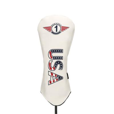 China Driver 460cc Golf Head Covers High Quality Leather Driver/Fairway/Factory Direct Hybrid for sale