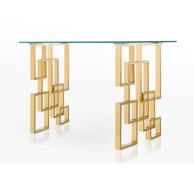 China Factory Sale Modern Gold Widely Used Various Console Table With Console Table Luxury And Table Console for sale