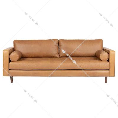 China Latest HOT SALE Modern Popular Design Made In China Affordable Project Restaurant Price Leather Couches for sale