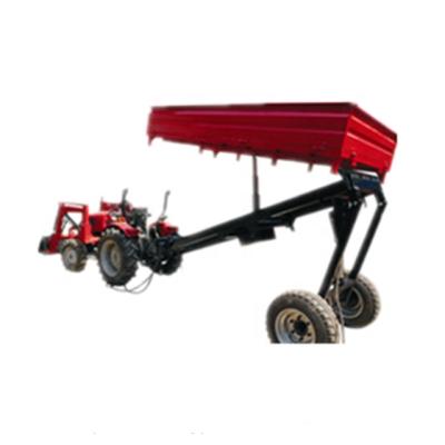 China Single Axle Hydraulic High Tipper Trailer For Sale Three Way, Farm Tractor Trailer SIDE Tipper Trailer for sale