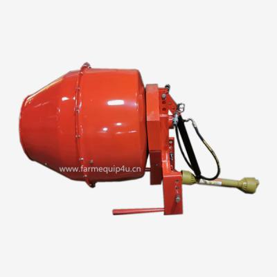 China Construction Material Shops 5cubic Tractor Cement Mixer With PTO Shaft 3 Point Mounted Concrete Mixer for sale