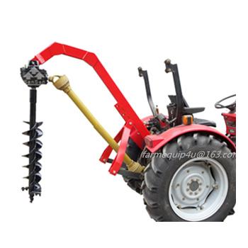 China Farms Tractor PTO Post Hole Digger With Different Size Drills , Farm Hole Driller for sale