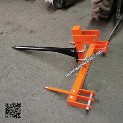 China Farms 3 point tractor bale thrower, 3 point implements for tractors, straw fork for sale