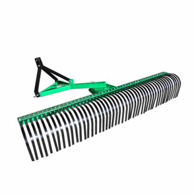 China Soil tillage machine 4FT-5FT-6FT tractor 3point landscape rake, stick raker for hobby tractors for sale