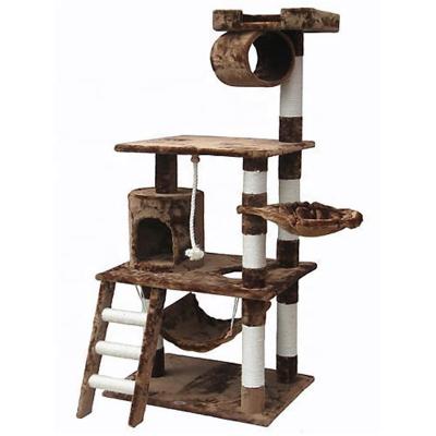 China Viable Pet Cat Furniture Cat House with Cat Tree Ladder for sale