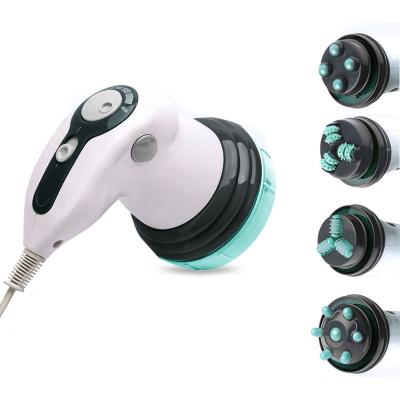 China Hot-selling Body Product 4 in 1 Handheld Portable Rotation Slimming Innovation Anti-cellulite Body Massager for sale