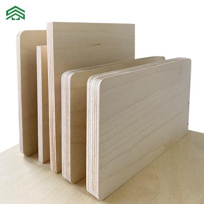 China Custom Waterproof 3mm 5mm 18mm Furniture Cabinet Laser Cut Birch Core Plywood Waterproof Panel For Home for sale