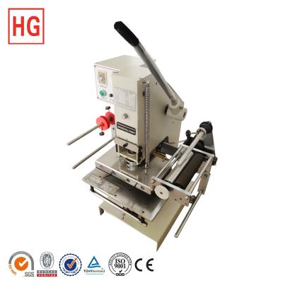 China Card Printer Hot Press Golden Stamping Machine Manual Aluminum Hot Metal Stamping Machine For Different Industry for sale