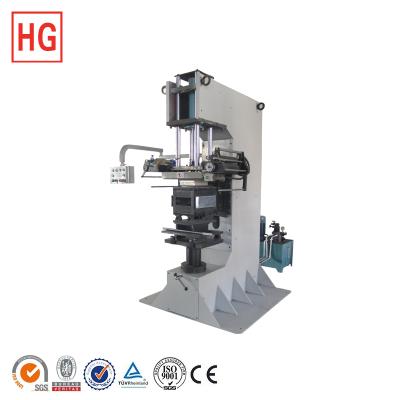 China Label Printer Garbage Cans Hot Stamping Gilding Press Machines , Waste Basket Hot Foil Stamping Machine for sale