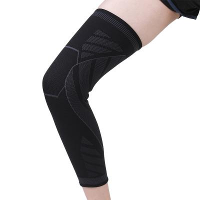 China Adjustable Elasticity Man Women Man Women Long Leg Sleeves Breathable Customized Compression Leg Sleeve Knee Sleeves Protect Leg for sale