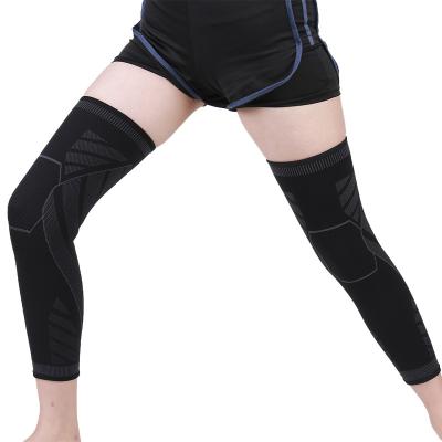 China Full Elasticity Leg Knee Protector Breathable Weightlifting Adjustable Elastic Unisex Breathable Brace Brace For Running for sale