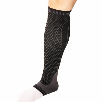 China Hot Selling Performance Support Compression Calf Sleeve Non Slip Calf Support Shin Guard Socks Ankle Straps Breathable Support for sale