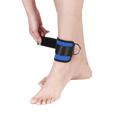 China Fitness Soft Adjustable Ankle Straps For Weightlifting Workout Neoprene Soft Ankle Slaps Strap For Cable Machines Glute Workouts for sale