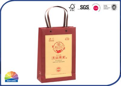 China CMYK de encargo imprimió los bolsos que hacían compras de papel con Logo Eco Friendly Recyclable Material en venta