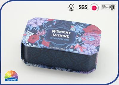 China Colorful Printed Clamshell Gift CCNB Paper Box Scented Soap Package for sale