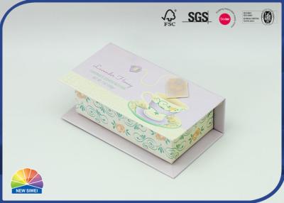 China Teabags Packaging Hinged Lid Gift Box Custom Printing for sale