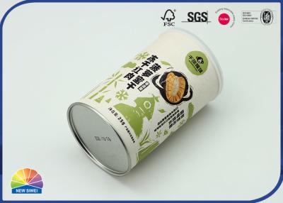 China Food Grade 4c Print Cylinder Paper Tube Matte Lamination for sale