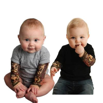 China Baby Clothes Baby Clothes Wholesale Sleeveless Tattoo Long Sleeve Boys Romper for sale