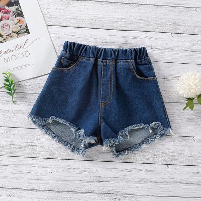 China Viable Summer Girls Denim Shorts Tassel Jean Shorts Kids Children Teenage Summer Pants for sale