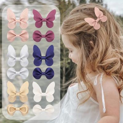 China Baby Kids Hair Girls Bow Tie Hair Clips Accessories Bow Tie Hair Clips 5.5cm for sale