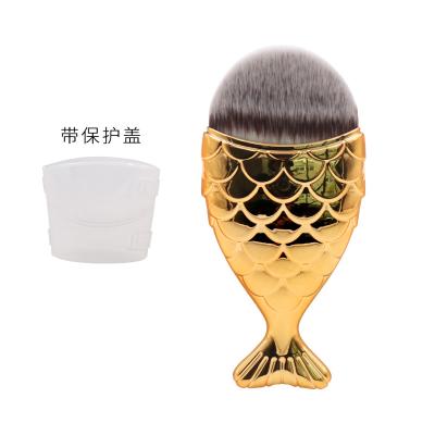 China China Hot Flat Brush Handle Foundation Brush Mermaid Play Brush for sale