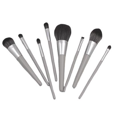 China Gray Luxury Makeup Brush Set Private Label Makeup Brush Set Face Wholesale Granny Makeup Brush Kit for sale