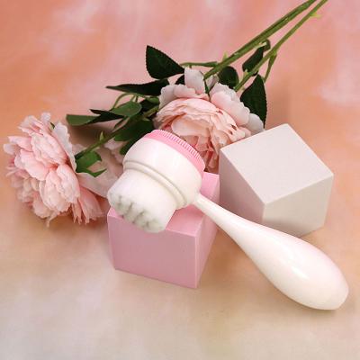 China DEEP CLEANSING 2 in 1 Brush Double Sided Facial Cleansing Brush Face Wash Brush for sale