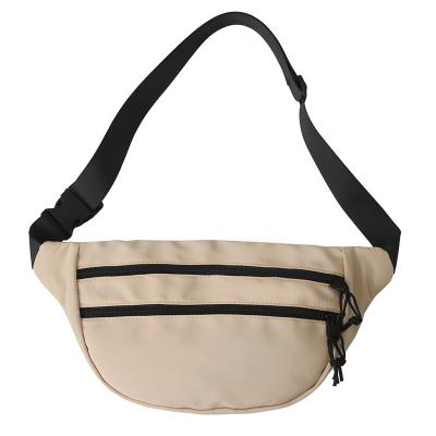 China Wholesale Custom Water Proof Fashion Outdoor Sports Logo Large Capacity Waterproof Canvas Running Gym Cross - Body Bag Fanny Pack Waist Bags for sale