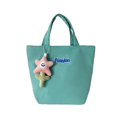 China Factory Summer Children Ladies Cartoon Waterproof Wholesale Nylon Colorful Star Pendant Beach Holiday Extinguishing Handbag for sale