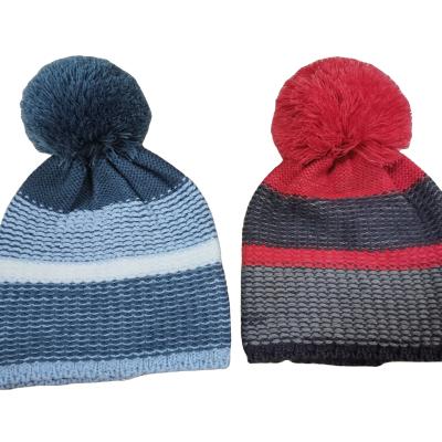 China Good Quality COMMON Custom Mixed Soft Hat Winter Cable Fit Knitted Beanie Hat Winter Hats for sale