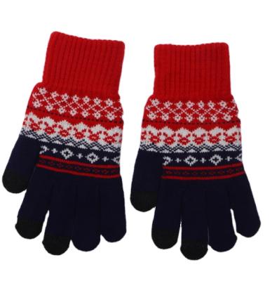 China Winter Touch Magic Knit Gloves Cheap Touch Screen Women Men To Heat To Stretch Knitted Gloves for sale