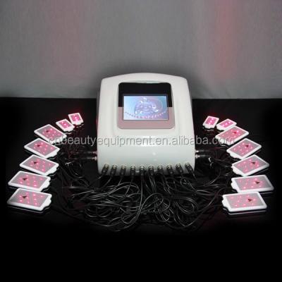 China Portable Weight Loss Salon Utilize 650nm Laser 14 Pads Slimming Machine BL-38 for sale