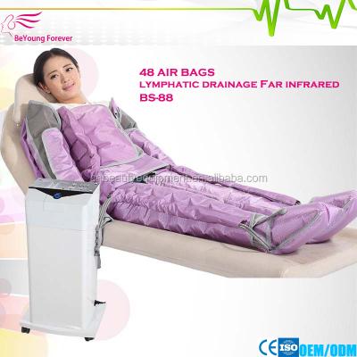 China Infrared Pressotherapy Equipment for Slimming BS-88 Air Pressure Far Infrared Heating Rejects Pressotherapy Lymph Drainage Massage Machine for sale