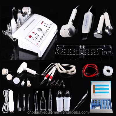 China Exfoliators 8 in 1 Ultrasonic Facial Vacuum Jet Care Beauty Salon Equipment For Sale for sale