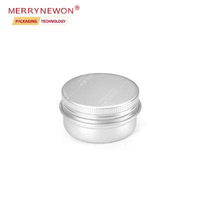 China Portable Aluminum Metal Cosmetic Round Aluminum Packaging Jars Tin Cans Eco-friendly For Cosmetic Lip Balm Cream 5ml 5g for sale