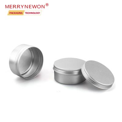 China 200g 200ml Metal Cans Cosmetic Seamless Antirust Round Food Grade Packaging Reusable Aluminum Jar For 200ml Cosmetic for sale