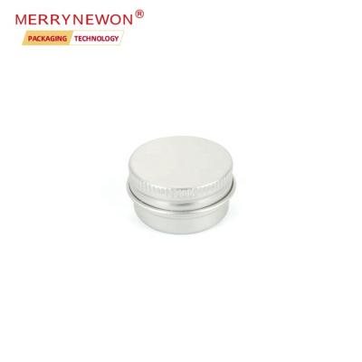 China 5g 5ml Cosmetic Portable Metal Ointments Herbs Lip Balm Jar Mini Aluminum Small Tin Box With Screw Lid for sale