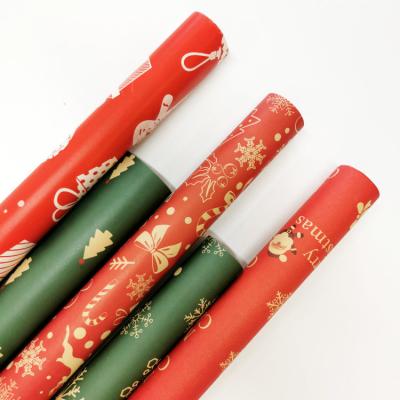 China Recycled Materials Wrapping paper wp-0009 Mixed Pulp Mixed colors Packaging Paper Moisture Proof Packing Items for sale