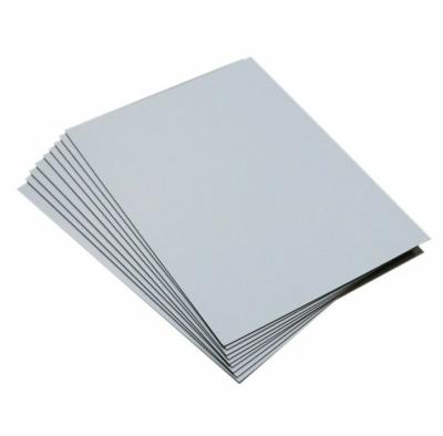 China Recycled Materials Size 1000-1800g A Grade Single side white grey board Packing Box Board Duplex Paper Board for sale