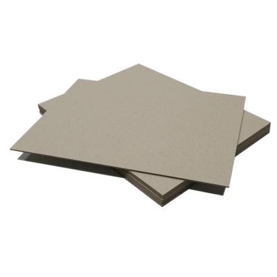 China Recycled Materials Size 1500g-2000g Smooth Grey Board Customized  Thickness Smooth Grey paperboard Grey  Cardboard for Box packaging for sale