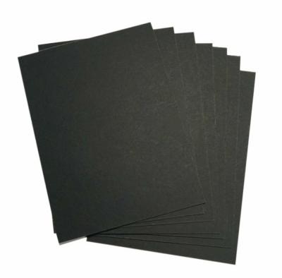 China Recycled Materials Black paper Drum170g-200g  Double sided  Black Paper Board for jewelry box Cardboard  Packaging paper for sale